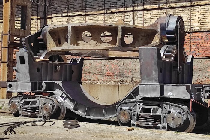 На производственной площадке ОранжСтил проходит испытания шлаковоз